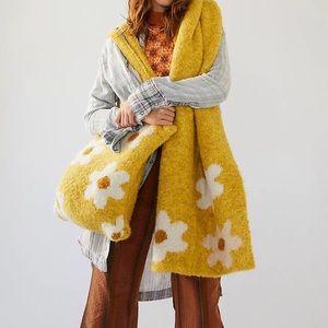 Free People Flower Scarf